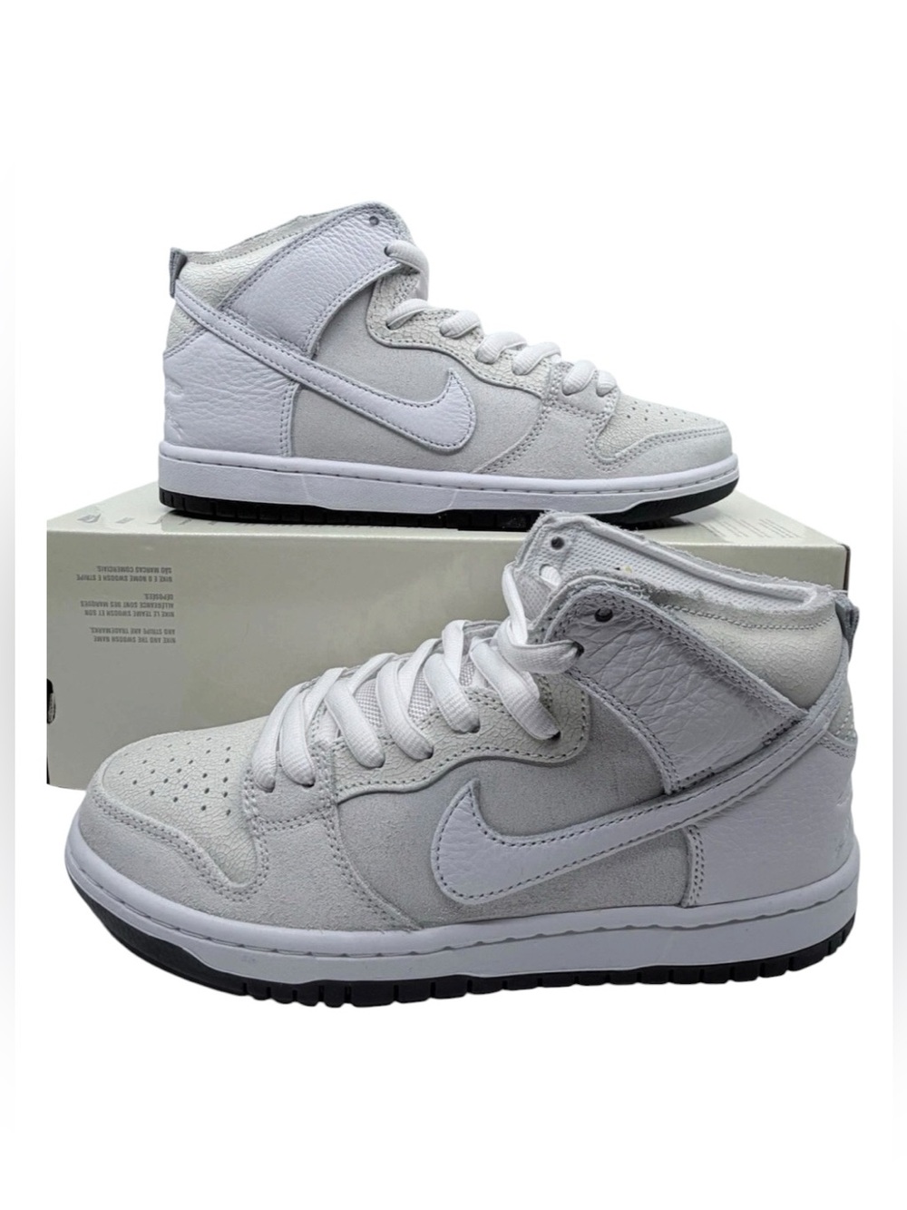Size 6.5 - Nike SB Dunk High QS Antihero Skateboards Wolf Grey White HM5837-100
